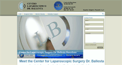Desktop Screenshot of barcelona-surgery.com