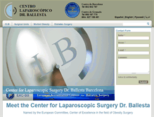Tablet Screenshot of barcelona-surgery.com